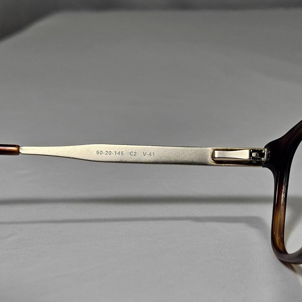 Scott Harris Vintage Europa Tortoise Eyeglasses Square Frames Only 50-20-145 - Picture 3 of 8